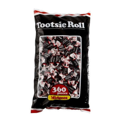 Picture of Tootsie Roll Chocolate Candy  360 Ct Bag  12/Case