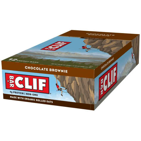 Picture of Clif Bar Chocolate Brownie Organic Rolled Oats Energy Bars, 12 Ct Package, 16/Case