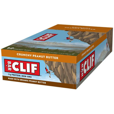 Picture of Clif Bar Peanut Butter Crunchy Energy Bars, 12 Ct Package, 16/Case