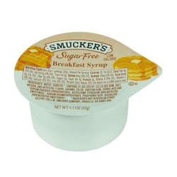 Picture of Smucker's Breakfast Syrup  Low-Calorie Sugar-Free  Cup  1 Oz Each  100/Case