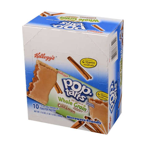 Picture of Kellogg's Pop-Tart Cinnamon Pastries  Whole Grain  1 Individually Wrapped  1 Ct Each  120/Case