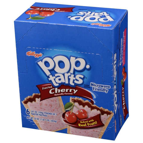 Picture of Kellogg's Pop-Tart Frosted Cherry Pastry  2 Individually Wrapped  6 Pk  12/Case