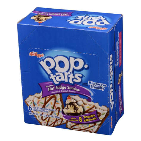 Picture of Kellogg's Pop-Tart Frosted Hot Fudge Pastry  2 Individually Wrapped  12 Ct Box  12/Case