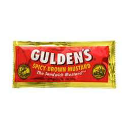 Picture of Gulden Brown Spicy Mustard  Packets  0.25 Fl Oz Each  500/Case