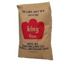 Picture of King Bleached Pastry Flour  50 Lb Bag  1/Bag