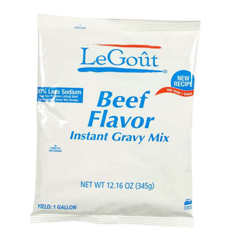 Picture of LeGout Beef Gravy Mix  12.16 Oz Bag  8/Case