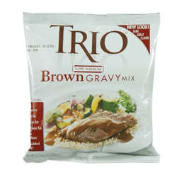 Picture of Trio Brown Gravy Mix  Low-Sodium  16 Oz Bag  8/Case