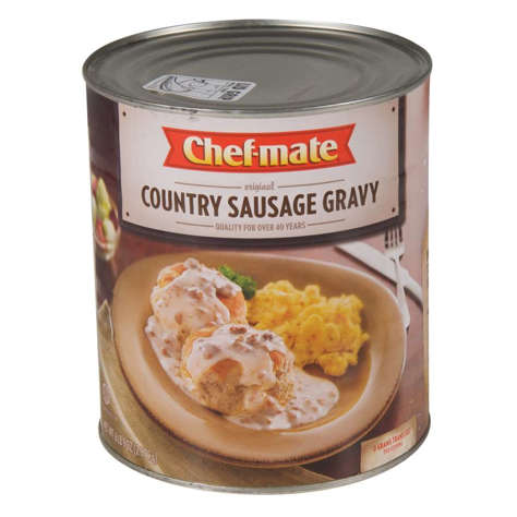Picture of Chef-mate Country Sausage Gravy  #10  10 Can Sz Can  6/Case