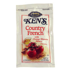 Picture of Ken's Foods Inc. Country French Dressing  Packets  1.5 Fl Oz Bottle  60/Case