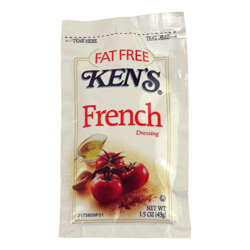 Picture of Ken's Foods Inc. Fat Free French Dressing  Packets  1.5 Oz Portion  60/Case