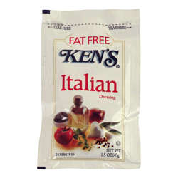 Picture of Ken's Foods Inc. Fat Free Italian Dressing  Packets  1.5 Oz Portion  60/Case