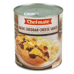 Picture of Chef-mate Cheddar Cheese Sauce  #10  10 Can Sz Can  6/Case