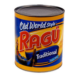 Picture of Ragu Spaghetti Sauce  with Oil & Spices  Fully Prepared  #10  10 Can Sz Can  6/Case