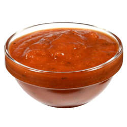 Picture of Full Red Seasoned Pizza Sauce  with Basil  Fully Prepared  #10  10 Can Sz Can  6/Case