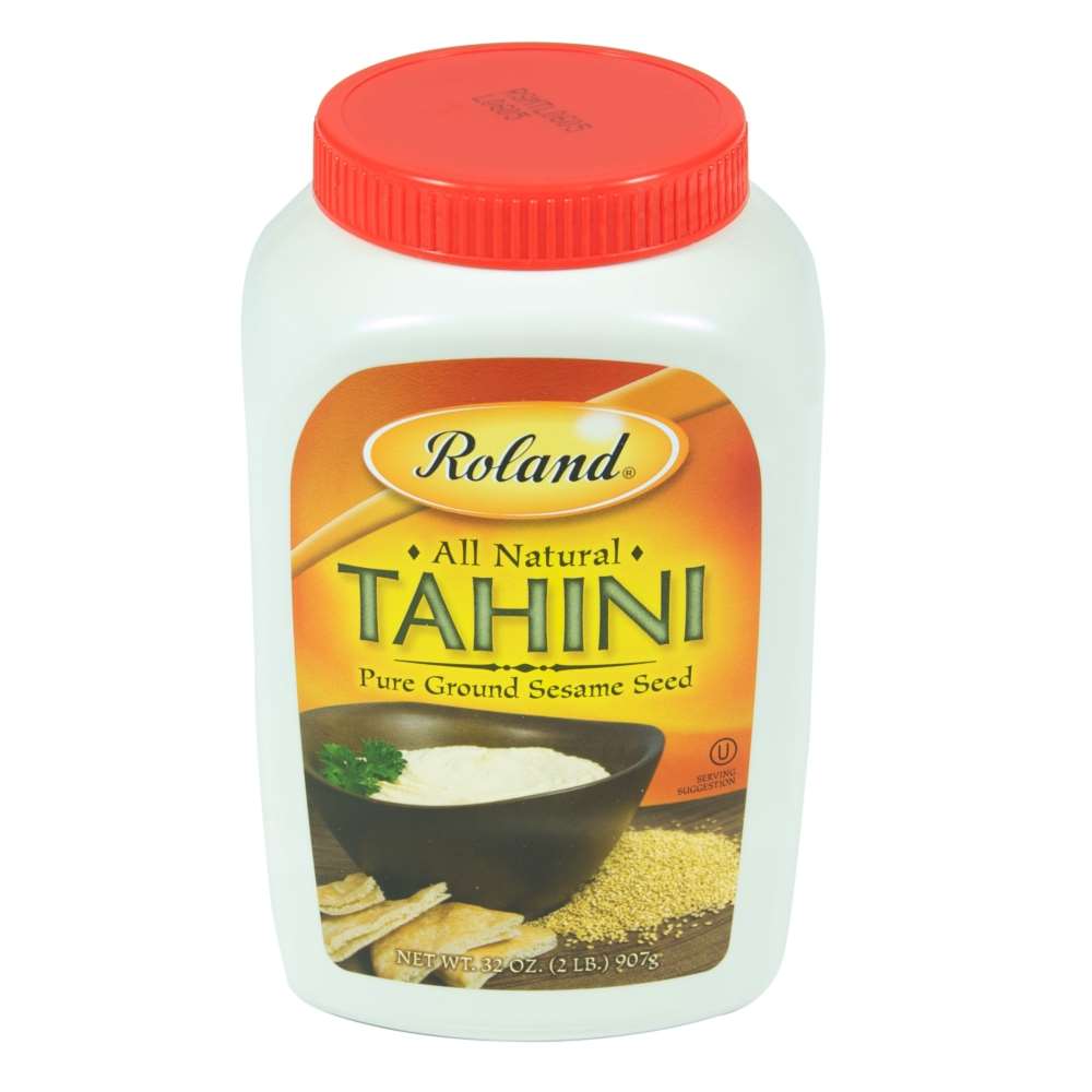 Roland Pure Ground Sesame Seed Tahini Paste 32 Oz Jar 12/Case-Cartnut.com