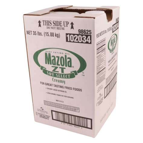 Picture of Mazola Premium Creamy Soy Frying Oil  Liquid  35 Lb Jug  1/Case