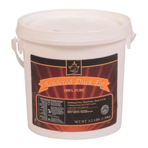 Picture of Maple Leaf Farms Rendered Duck Fat Oil  3.5 Lb Pail  3/Case