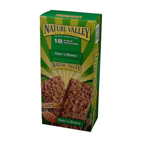 Picture of Nature Valley Oat & Honey Granola Bars  1.5 Ounce  18 Ct Box  6/Case