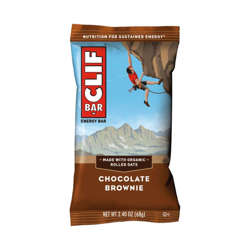 Picture of Clif Bar Chocolate Brownie Organic Rolled Oats Energy Bars, 12 Ct Package