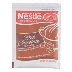 Picture of Nestle Rich Hot Cocoa Mix  Single-Serve  50 Ct Box  6/Case