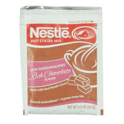 Picture of Nestle Hot Cocoa Mix  with Marshmallows  Single-Serve  50 Ct Box  6/Case