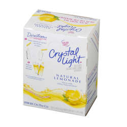 Picture of Crystal Light Powdered Sugar-Free Lemonade Drink Mix  Single-Serve  Shelf-Stable  30 Ct Box  4/Case