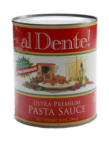 Picture of Al Dente Pasta Sauce  with Oil & Spices  Fully Prepared  #10  10 Can Sz Can