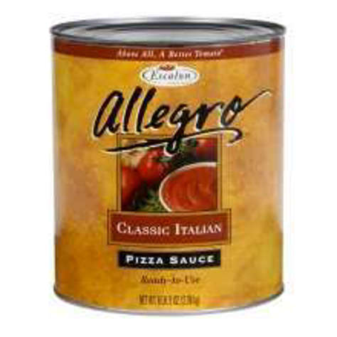 Picture of Allegro Seasoned Pizza Sauce  with Oil  Fully Prepared  #10  10 Can Sz Can  6/Case