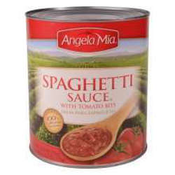 Picture of Angela Mia Spaghetti Sauce  with Spices  Fully Prepared  #10  10 Can Sz Can  6/Case