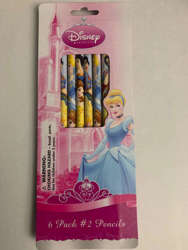 Picture of Disney Princess  #2 Pencils ( Pack of 6)
