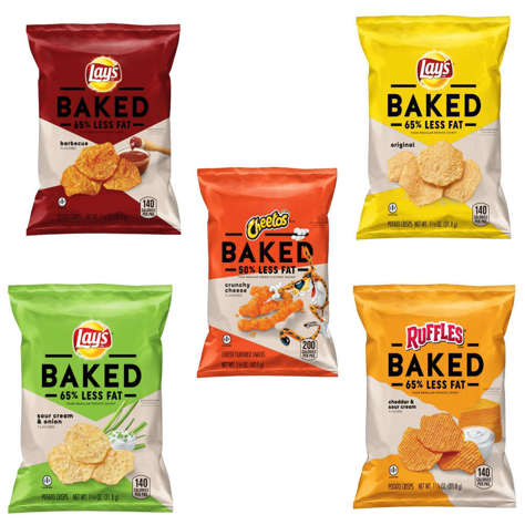 Frito Lay Baked Potato Chips Variety Pack Large Single Serving 30 Ct Tray 2 Case Cartnut Com