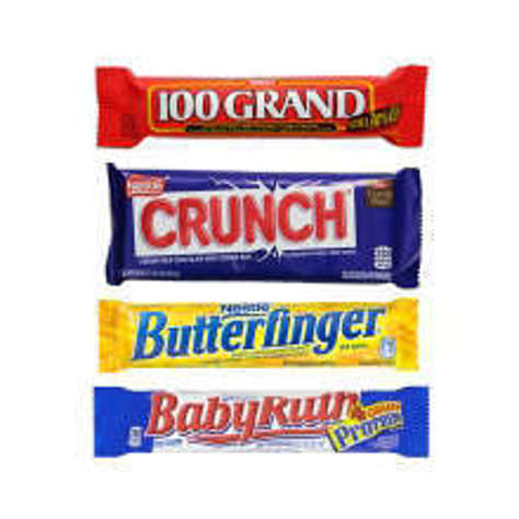 Picture of Candy Bar Choc Asst 4-20ct Nest