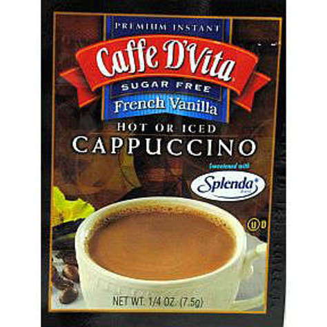 Picture of Caffe D'Vita Cappuccino - Sugar Free French Vanilla (32 Units)