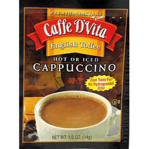 Picture of Caffe D'Vita Cappuccino - English Toffee (32 Units)