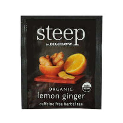 Picture of Steep by Bigelow Organic Lemon Ginger Herbal (64 Units)