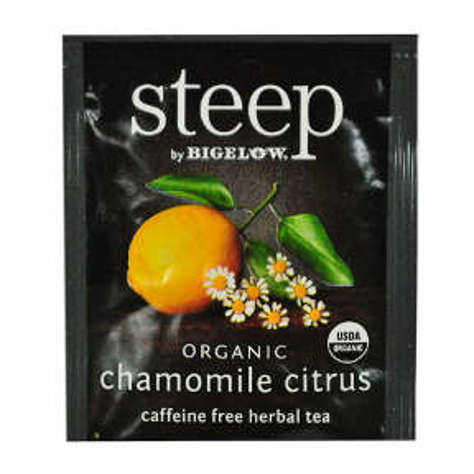 Picture of Steep by Bigelow Organic Chamomile Citrus Herbal Tea (64 Units)
