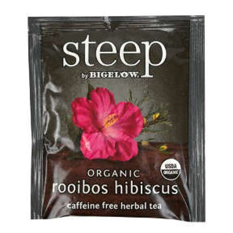 Picture of Steep by Bigelow Organic Rooibos Hibiscus Herbal Tea (64 Units)