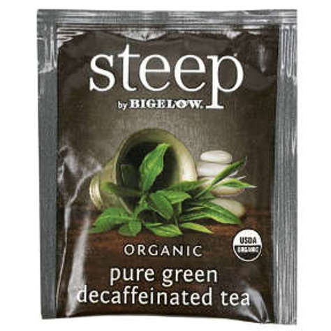 Picture of Steep by Bigelow Organic Pure Green Decaffeinated Tea (64 Units)