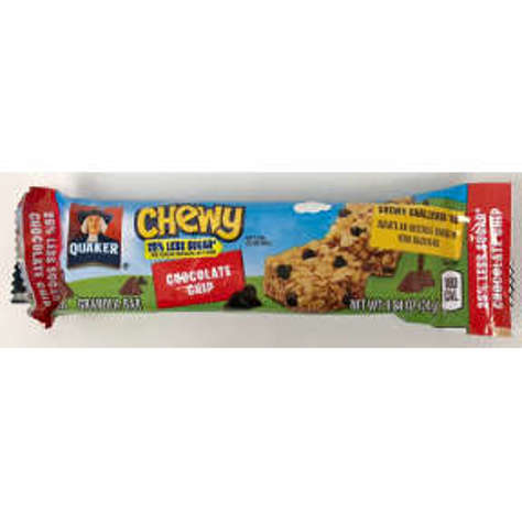 Picture of Quaker Chewy Granola Bar Chocolate Chip - Low Sugar (32 Units)