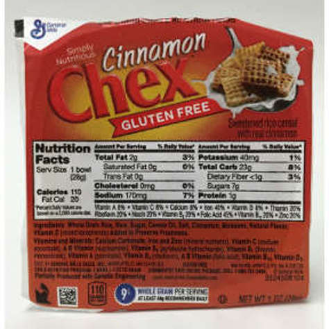 Picture of General Mills Cinnamon Chex Cereal (bowl) (22 Units)