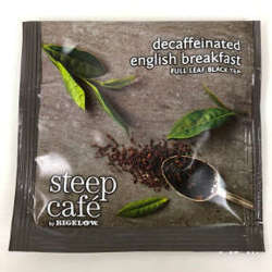 Picture of Steep Caf by Bigelow Decaffeinated English Breakfast Black Tea (32 Units)