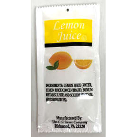 Picture of CF Sauer Lemon Juice Packet (229 Units)