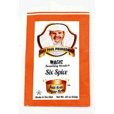 Picture of Chef Paul Prudhommes Magic Seasoning Blends - Salt & Sugar Free Six Spice Sachet (206 Units)