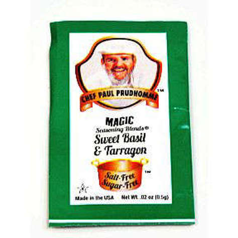 Picture of Chef Paul Prudhommes Magic Seasoning Blends - Salt & Sugar Free Sweet Basil & Tarragon Sachet (206 Units)