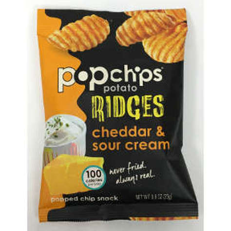 Picture of Popchips Cheddar & Sour Cream Ridges (19 Units)