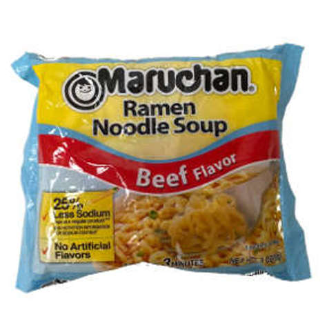 Picture of Maruchan Beef Flavor Ramen Noodle Soup (35 Units)