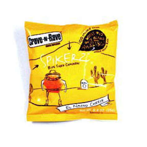 Picture of Crave-N-Rave Spikerz Bite Size Crackers - El Nacho Cheese (51 Units)