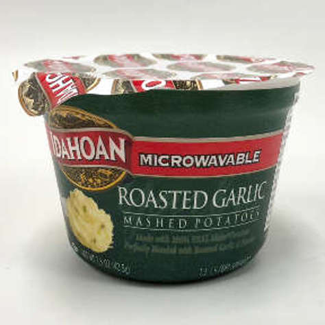 Picture of Idahoan Microwavable Roasted Garlic Mashed Potato Cup (11 Units)