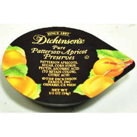 Picture of Dickinson's Pure Patterson Apricot Preserves Cup (86 Units)