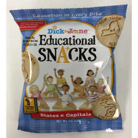 Picture of Dick & Jane Educational Snacks States & Capitals (37 Units)